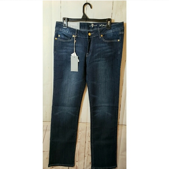 7FAM NWT A pocket flare leg jeans 30s - Picture 3 of 8